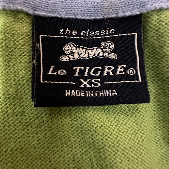 Le Tiger - Green argyle pattern vest - Picture 3 of 3